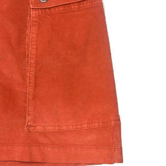 NWT Free People x REVOLVE - Zoe Corduroy Mini Skirt - Color: Soil Brown Size 12 - Picture 7 of 11